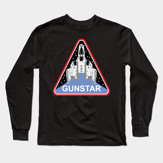 Gunstar Patch Design Long Sleeve T-Shirt by Baggss